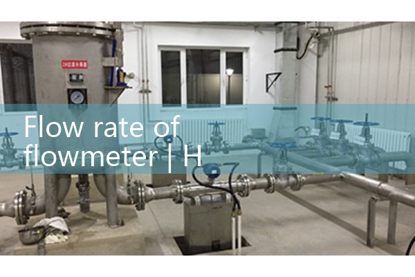 Flow rate of flowmeter